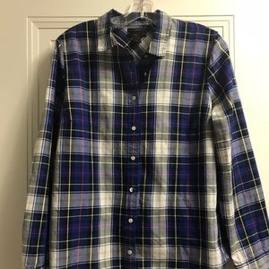 Ladies J.Crew Plaid Shirt,